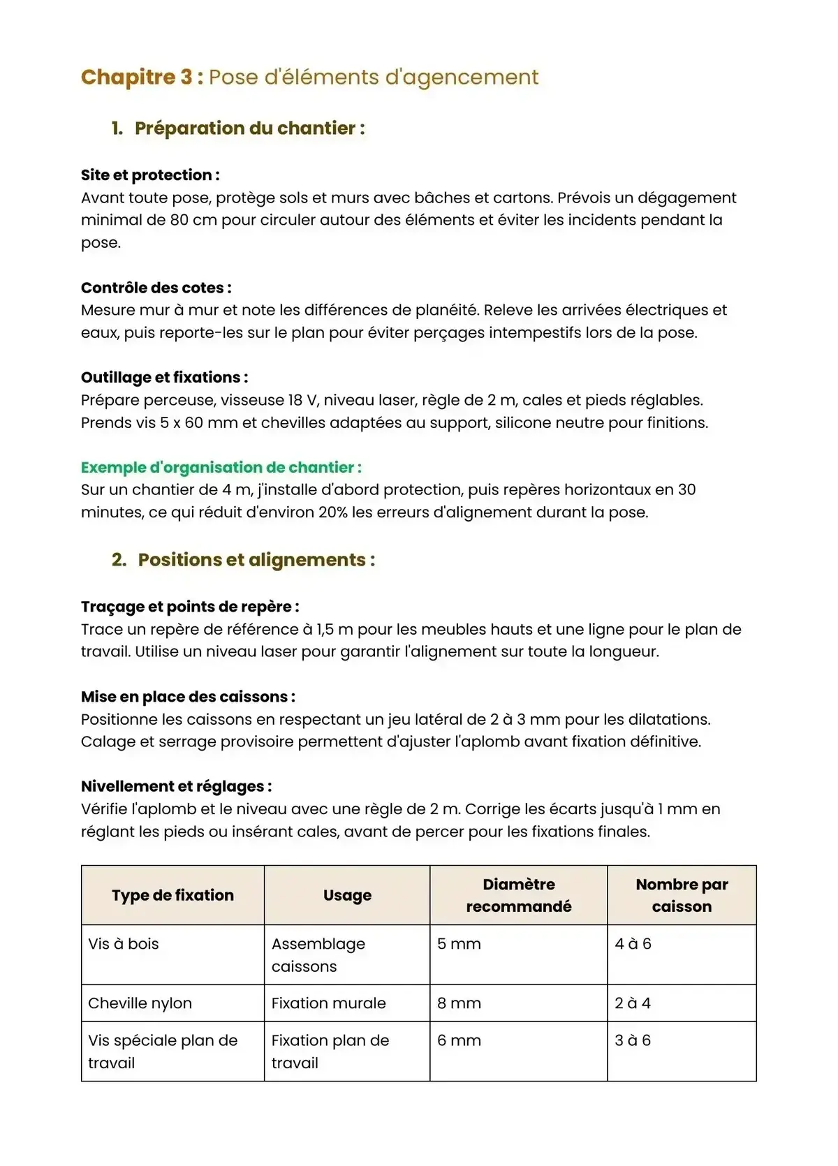 Example Fiche de Révision Bac Pro ERA